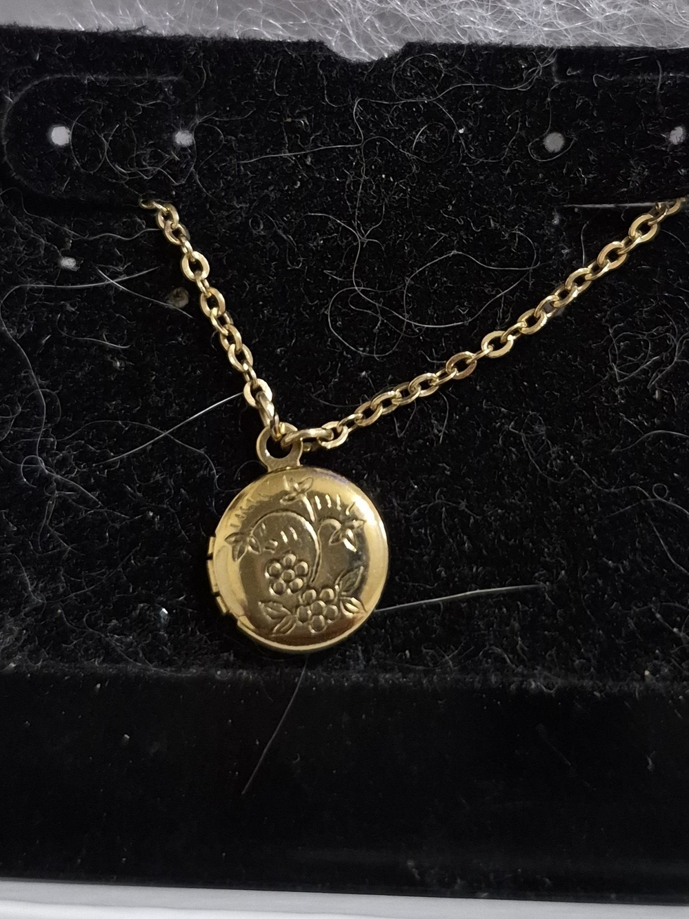BN Gold Floral Locket Necklace for GIRL